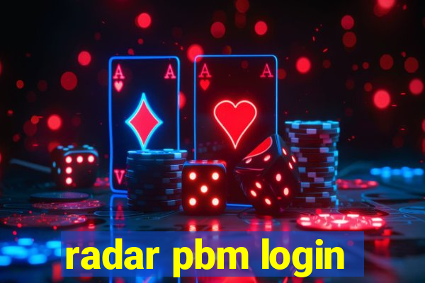 radar pbm login